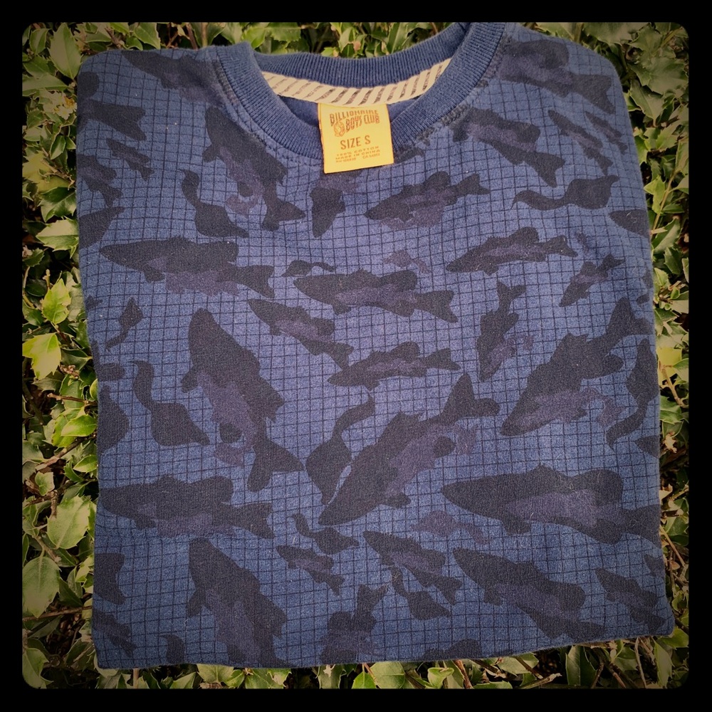 Billionaire Boys Club Fish Print Tee Size Small
